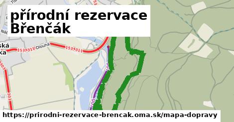 ikona Mapa dopravy mapa-dopravy v prirodni-rezervace-brencak