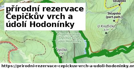 ikona Mapa autoatlas v prirodni-rezervace-cepickuv-vrch-a-udoli-hodoninky