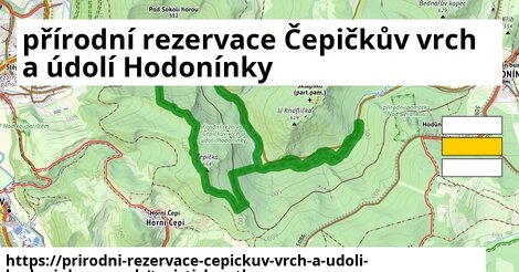 přírodní rezervace Čepičkův vrch a údolí Hodonínky