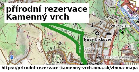 ikona Zimná mapa zimna-mapa v prirodni-rezervace-kamenny-vrch