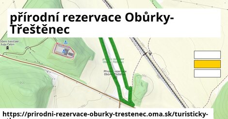 přírodní rezervace Obůrky-Třeštěnec