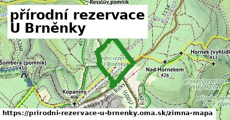 ikona Zimná mapa zimna-mapa v prirodni-rezervace-u-brnenky