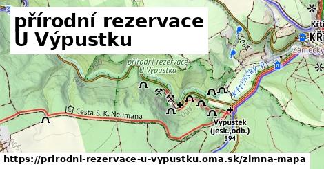 ikona Zimná mapa zimna-mapa v prirodni-rezervace-u-vypustku