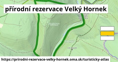 ikona Turistická mapa turisticky-atlas v prirodni-rezervace-velky-hornek