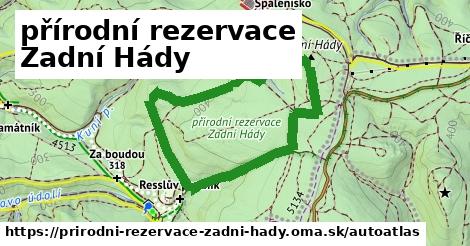 ikona Mapa autoatlas v prirodni-rezervace-zadni-hady