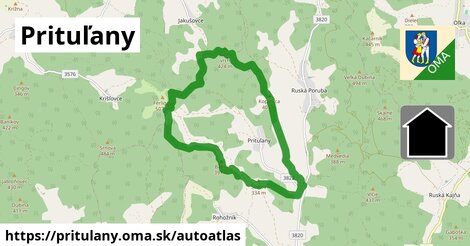 ikona Mapa autoatlas v pritulany