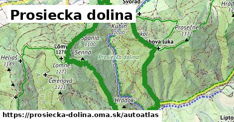 ikona Mapa autoatlas v prosiecka-dolina