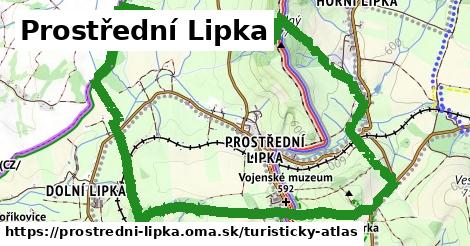 ikona Turistická mapa turisticky-atlas v prostredni-lipka