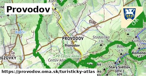 ikona Turistická mapa turisticky-atlas v provodov