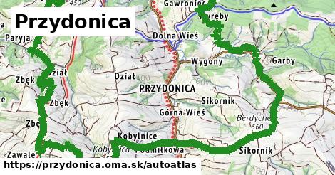 ikona Mapa autoatlas v przydonica