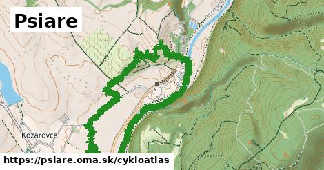 ikona Psiare: 0 m trás cykloatlas v psiare