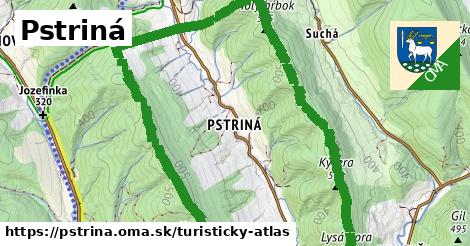 ikona Turistická mapa turisticky-atlas v pstrina