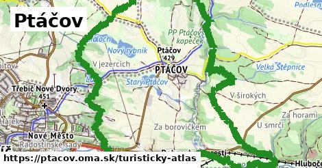 ikona Turistická mapa turisticky-atlas v ptacov