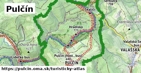 ikona Turistická mapa turisticky-atlas v pulcin