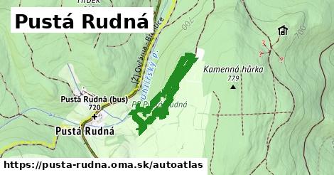 ikona Mapa autoatlas v pusta-rudna