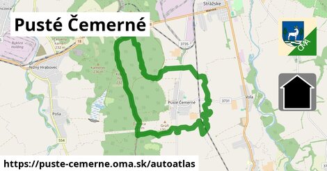 ikona Mapa autoatlas v puste-cemerne