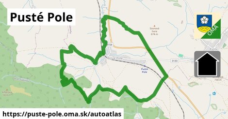 ikona Mapa autoatlas v puste-pole