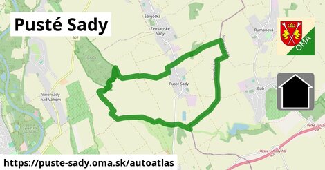 ikona Mapa autoatlas v puste-sady