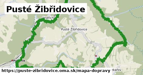 ikona Mapa dopravy mapa-dopravy v puste-zibridovice