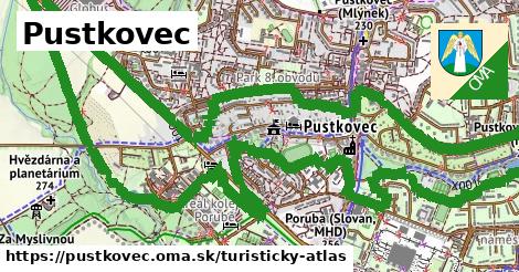 ikona Turistická mapa turisticky-atlas v pustkovec