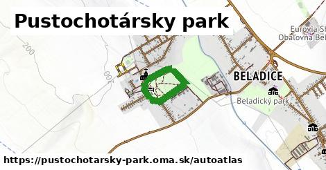 ulice v Pustochotársky park