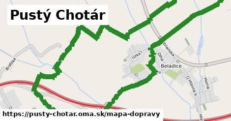 ikona Mapa dopravy mapa-dopravy v pusty-chotar