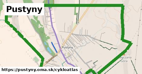 ikona Pustyny: 1,67 km trás cykloatlas v pustyny