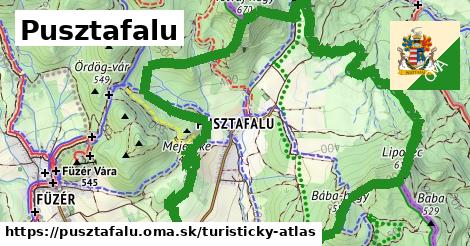 ikona Turistická mapa turisticky-atlas v pusztafalu