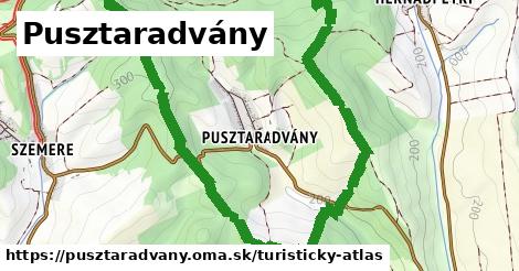 ikona Turistická mapa turisticky-atlas v pusztaradvany