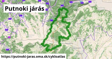 ikona Cyklo cykloatlas v putnoki-jaras