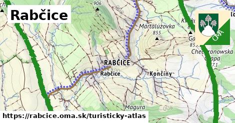 ikona Turistická mapa turisticky-atlas v rabcice