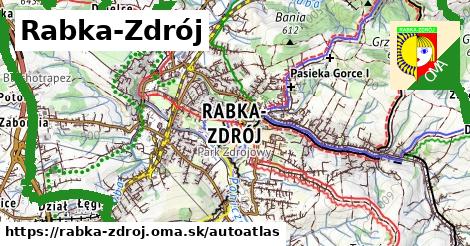 ikona Mapa autoatlas v rabka-zdroj