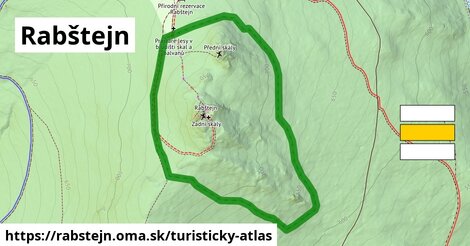 ikona Turistická mapa turisticky-atlas v rabstejn