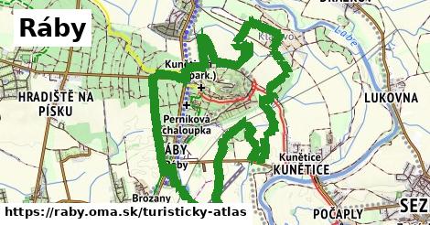 ikona Turistická mapa turisticky-atlas v raby