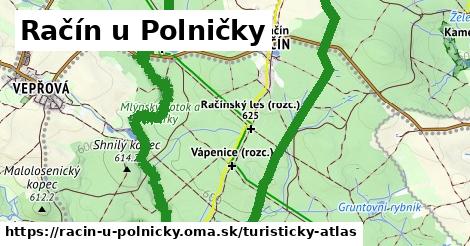 ikona Turistická mapa turisticky-atlas v racin-u-polnicky