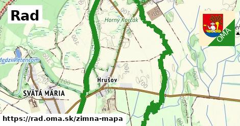 ikona Zimná mapa zimna-mapa v rad