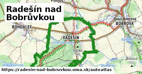 ikona Mapa autoatlas v radesin-nad-bobruvkou