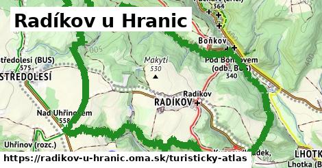 ikona Turistická mapa turisticky-atlas v radikov-u-hranic