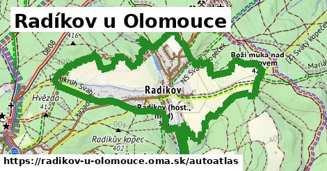 ulice v Radíkov u Olomouce