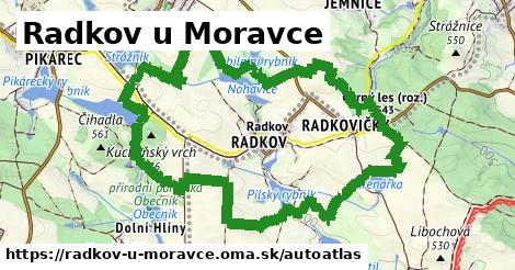 ikona Mapa autoatlas v radkov-u-moravce