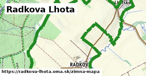 ikona Zimná mapa zimna-mapa v radkova-lhota