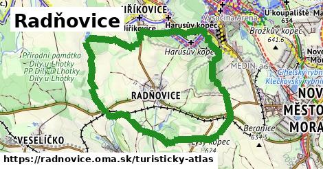 ikona Turistická mapa turisticky-atlas v radnovice