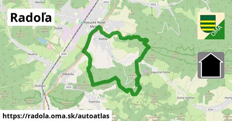 ikona Mapa autoatlas v radola