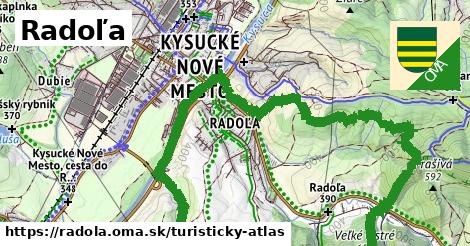 ikona Turistická mapa turisticky-atlas v radola