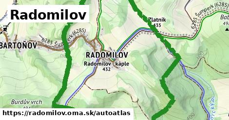 ikona Mapa autoatlas v radomilov