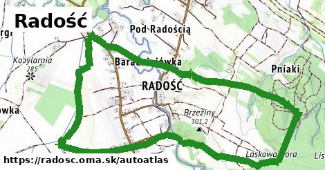 ikona Mapa autoatlas v radosc