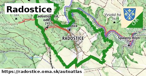 ikona Mapa autoatlas v radostice