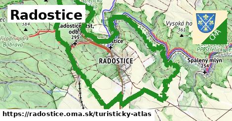 ikona Turistická mapa turisticky-atlas v radostice