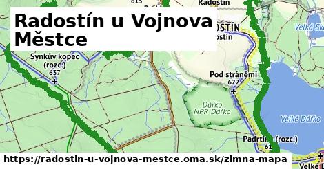 ikona Zimná mapa zimna-mapa v radostin-u-vojnova-mestce