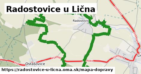 ikona Radostovice u Lična: 0,91 km trás mapa-dopravy v radostovice-u-licna